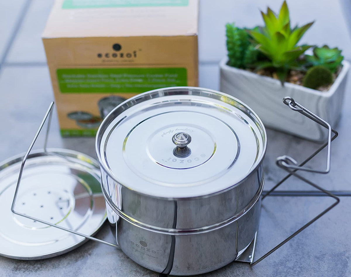 Inland Loom Stainless Steel Insert Instant Pot Pans, Pressure Cookers Accessories, 3 Qt