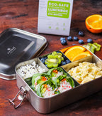 Stainless Steel Leak-Proof Bento Lunch Box, 5 Compartment, 50 oz