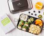Stainless Steel Leak-Proof Bento Lunch Box, 5 Compartment, 50 oz