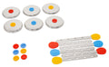 6 Reusable Steel Sticks + 6 Lids + 12 Silicone Seals - for Round Popsicle Molds
