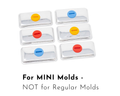 Lids for Square MINI Popsicle Molds with Steel Sticks