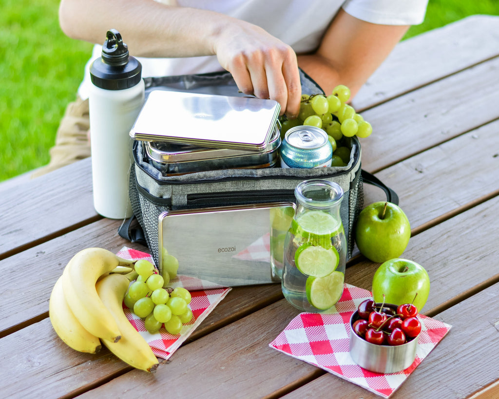 Stainless Steel Ice Packs For Lunch Boxes and Lunch Bags, 4 Pack