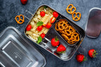Stainless Steel Leak-Proof Lunch Box, 2 Compartment, 50 oz