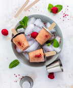 Inland Loom Stainless Steel Ice Pop Molds, 6 Mini Rounds withReusable Bamboo Sticks