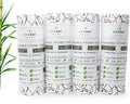 Bamboo Kitchen Paper Towels, Reusable Tree-Free Rolls with Black Design, 4 Pack