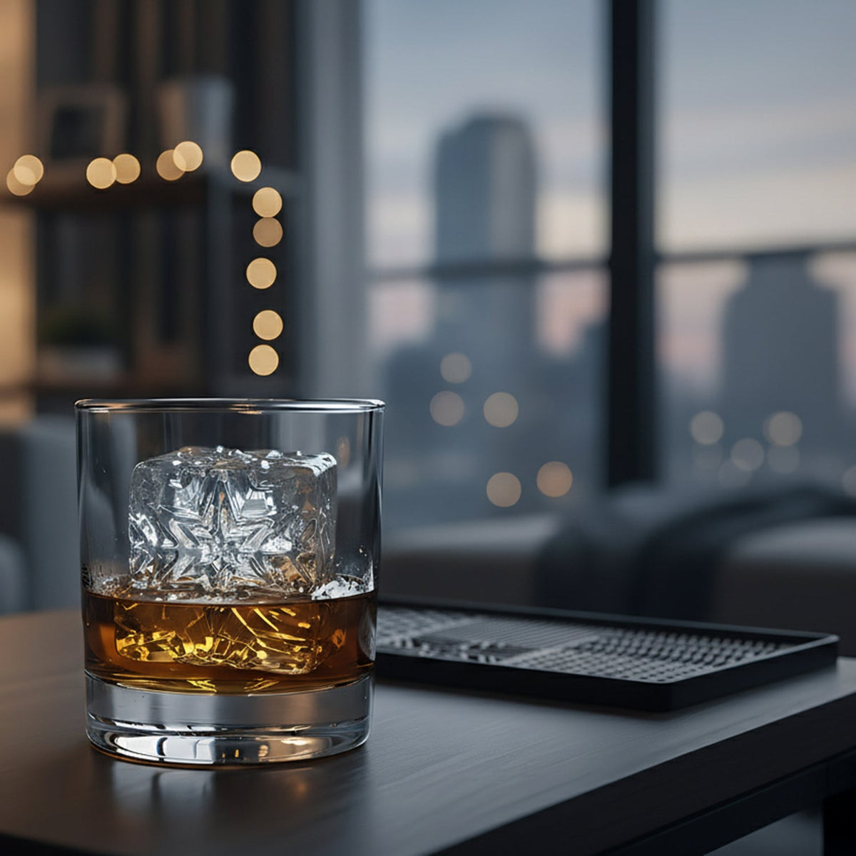 Inland Loom Stainless Steel Ice Cube Stamp Tray, with Silicone Ice Cube Tray and Tongs
